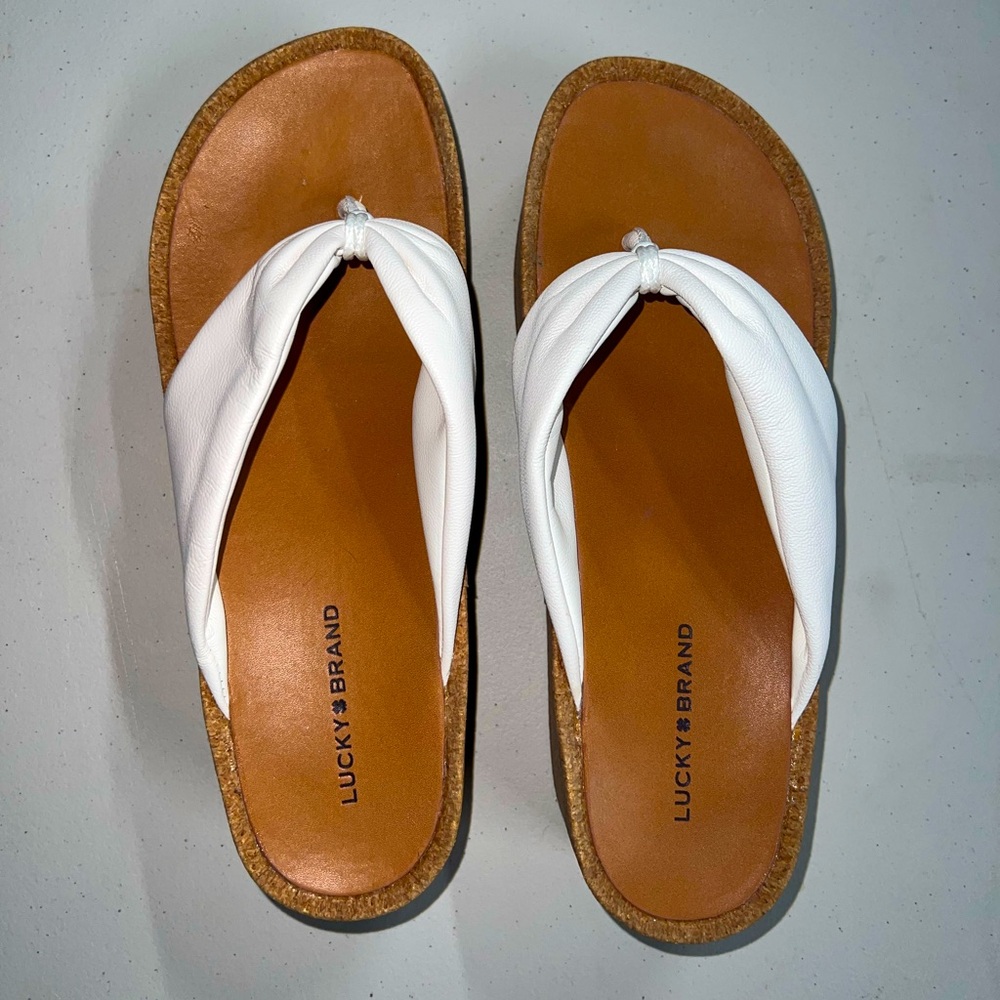 lucky brand beach wedge sandals
